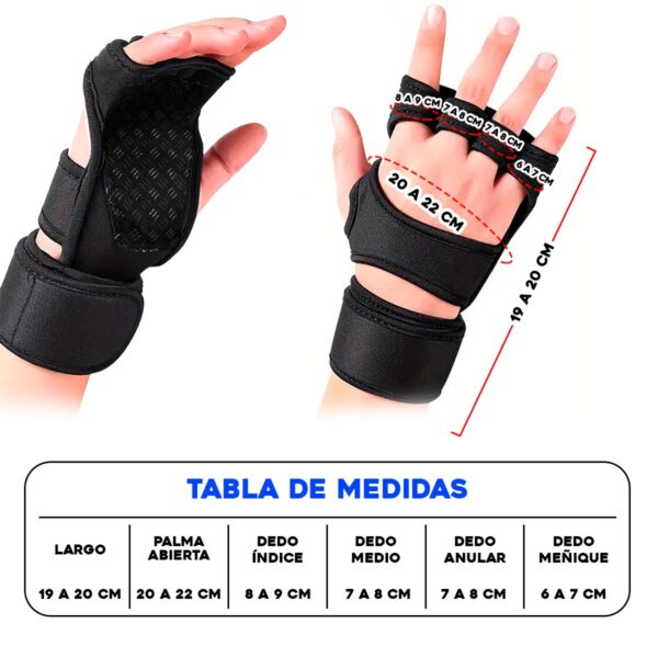 Guantes Calleras Unisex Munequeras - Imagen 4