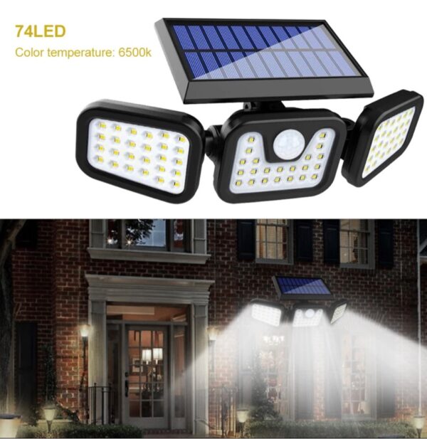 Di Lampara Solar Jy1725a 74 Leds