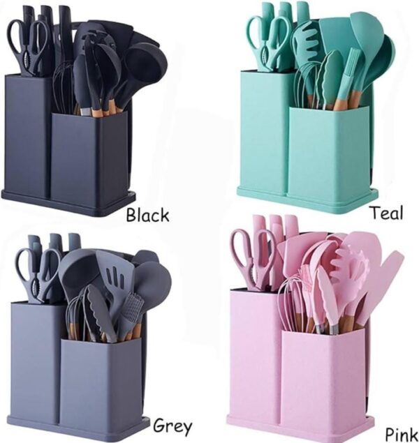 Utensilios Cocina De 19 Piezas Silicona