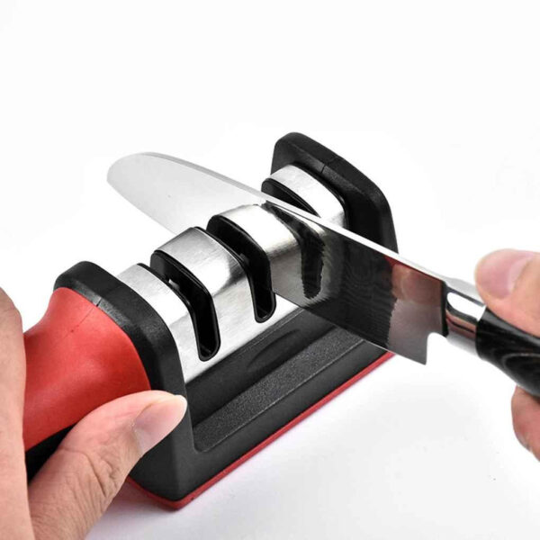 Afilador De Cuchillos Tijera Acero Mango  COD96