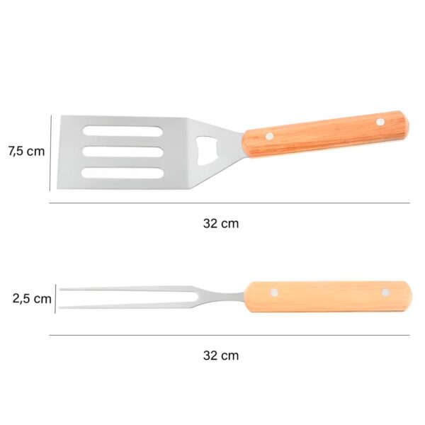 Kit Asado Bbq 4 Pzs Utensilios COD: 911475 - Imagen 3