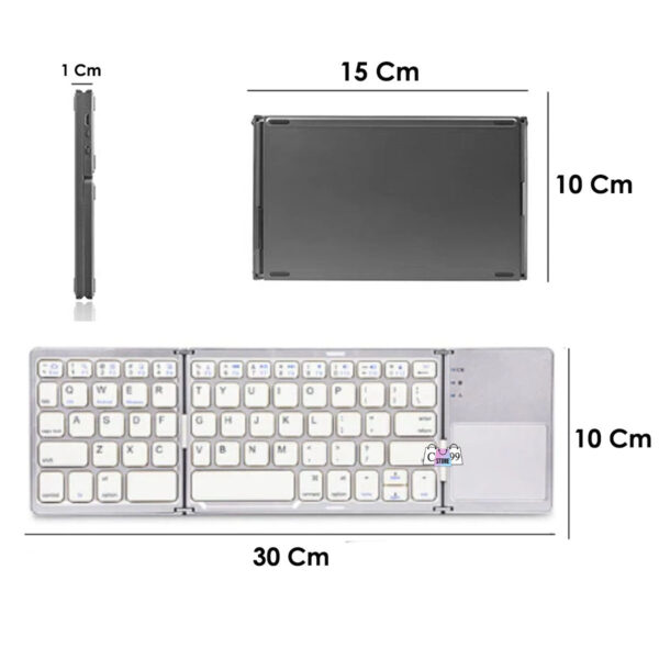 Teclado inalámbrico plegable y Viajero 294780 - Imagen 2