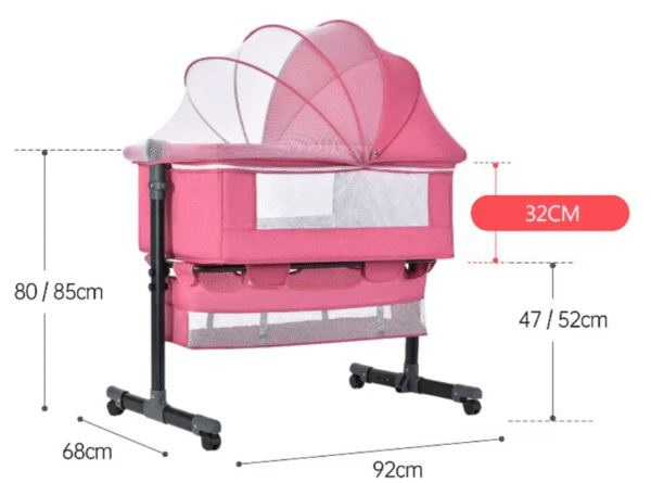 Cuna Colecho Para Bebe Con Mosquitero👧 - Imagen 6